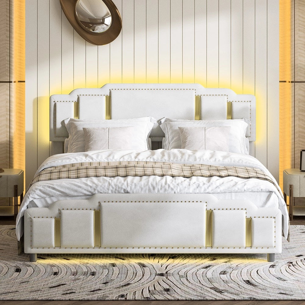 Letto contenitore ¨C Minimal ¨C beige idraulico