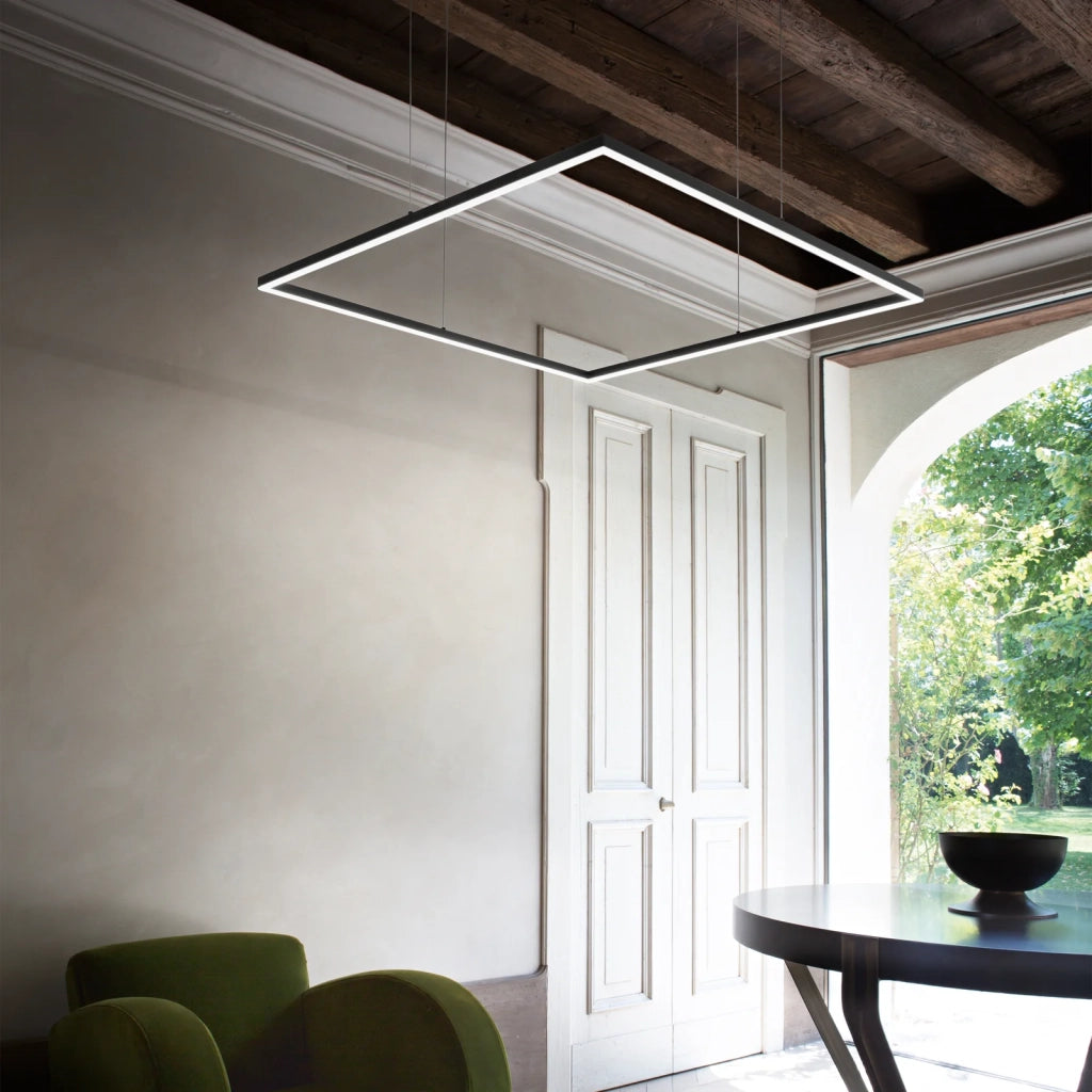 Lampada Ideal Lux Oracle 53W LED Naturale 4000K Ottone Altezza Regolabile