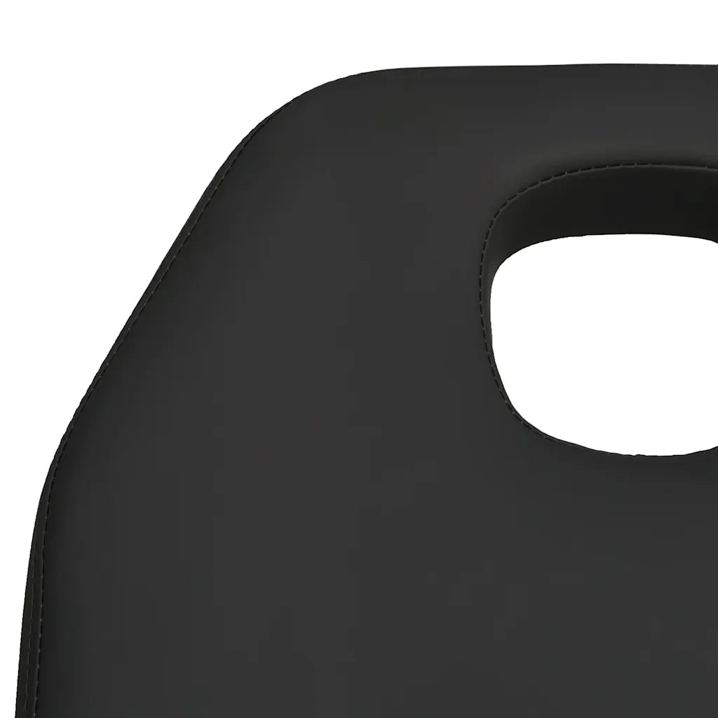 Lettino da Massaggio Nero 180x62x(86,5-118) cm 110262