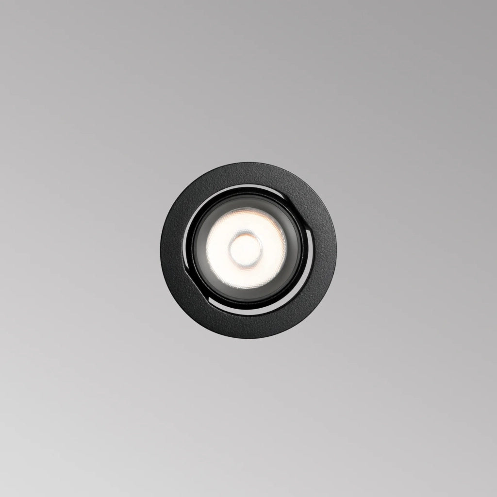 Faretto Quark 9W Luce Calda 3000K Finitura Nera Ideal Lux