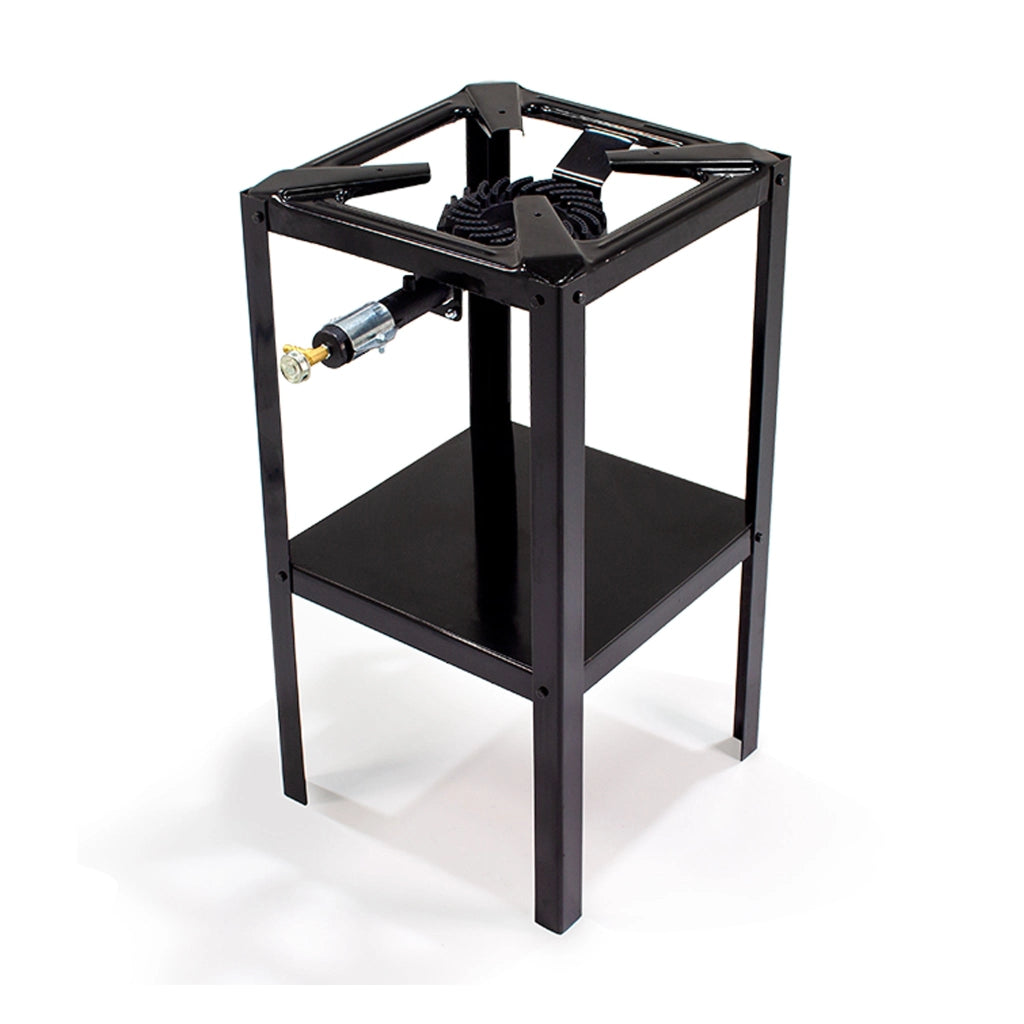 Fornellone “Drago Cook Grill” con Bruciatore in Ghisa 40×40×80 cm con Vassoio Fornello a Gas da Esterno Art. 233