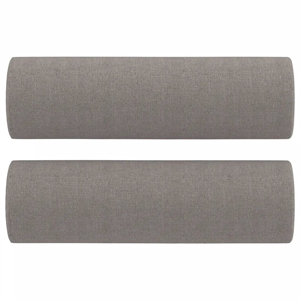 Divano a 3 Posti con Cuscini-Sofa 3 Posti con Cuscini Tortora 180 cm in Tessuto 424230