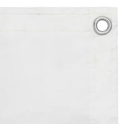 Schermo da balcone | Paravento da Balcone Bianco 75x600 cm in Tessuto Oxford