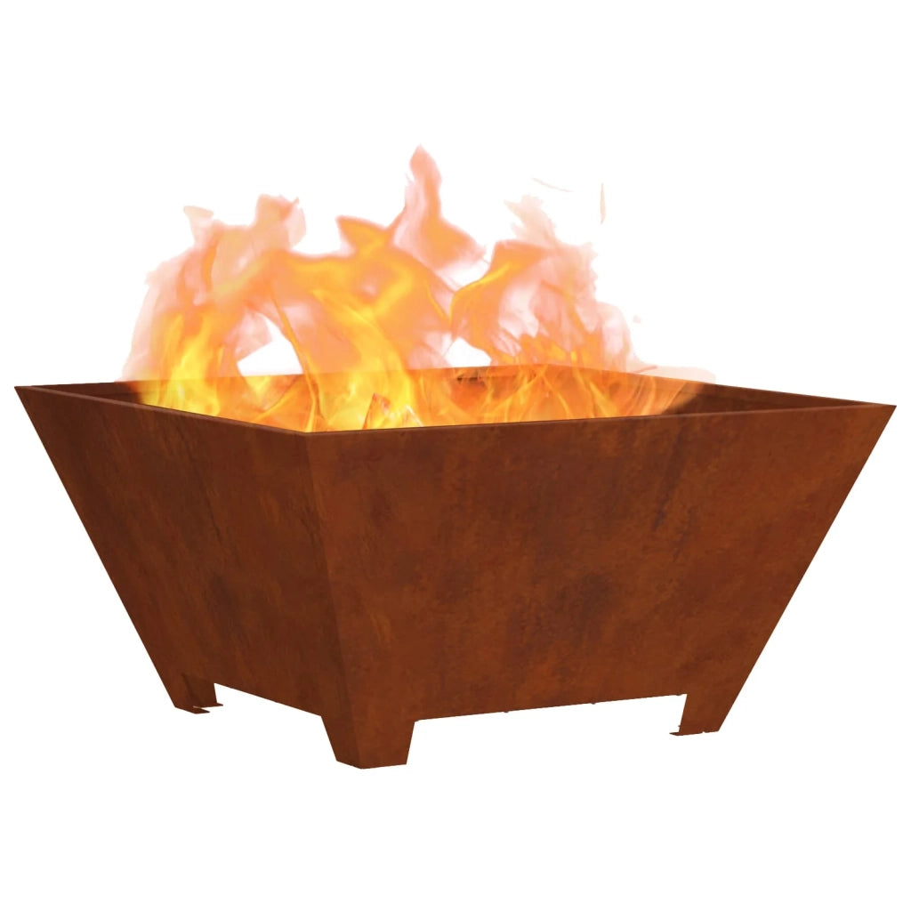 Braciere Ruggine 80 x 80 x 40 cm 858969