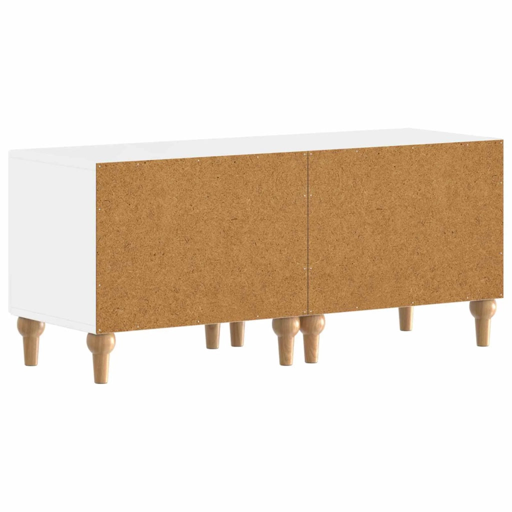Mobile TV Bianco Lucido Legno ingegnerizzato 896239