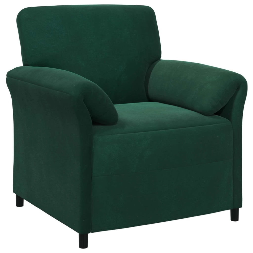 Set di divani 2 pz Verde Scuro Velluto 3424901