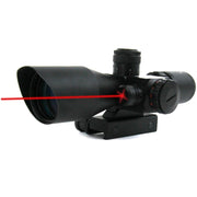 Trade Shop - Mirino Ottico Di Precisione Con Reticolo Illuminato 2.5-10x40 Puntatore Laser -