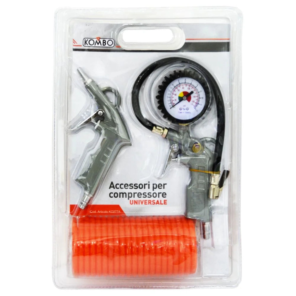 Kit 3 accessori per compressore