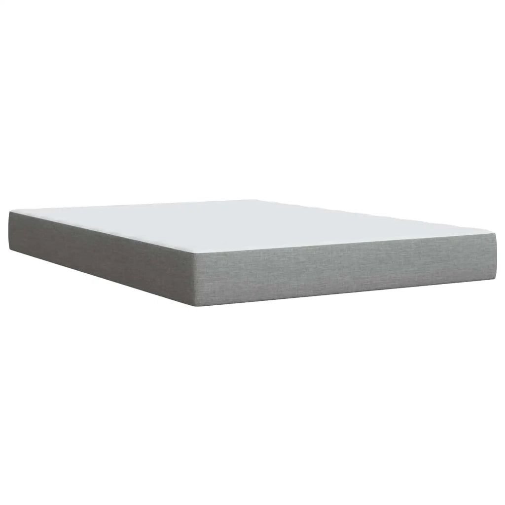 Letto box spring con materasso Grigio Chiaro 140 x 200 cm 3455371