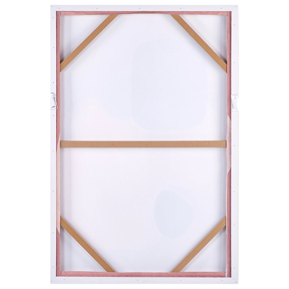 Quadro decorativo da parete con cornice con motivo donna multicolore 63 x 93 cm stile moderno