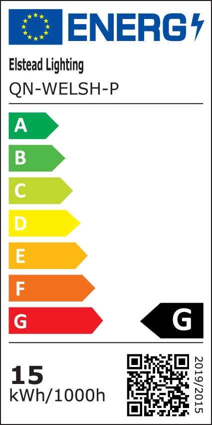 Lampada a sospensione Welsh doppio vetro bianco oro LED 15W