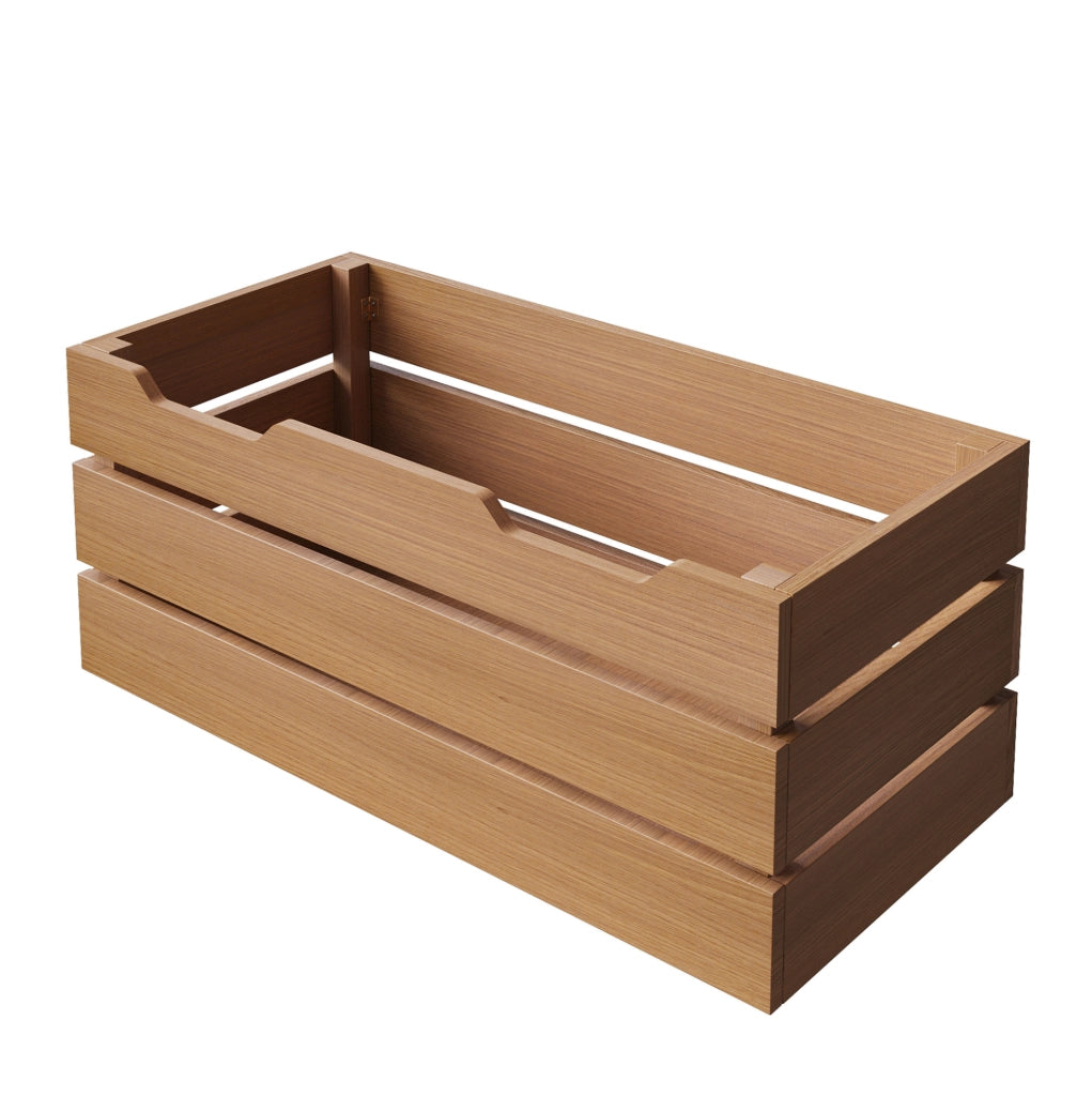 Credenza alta da cucina 80x40x140 cm con 2 ante; 5 cassetti e cestini; nera