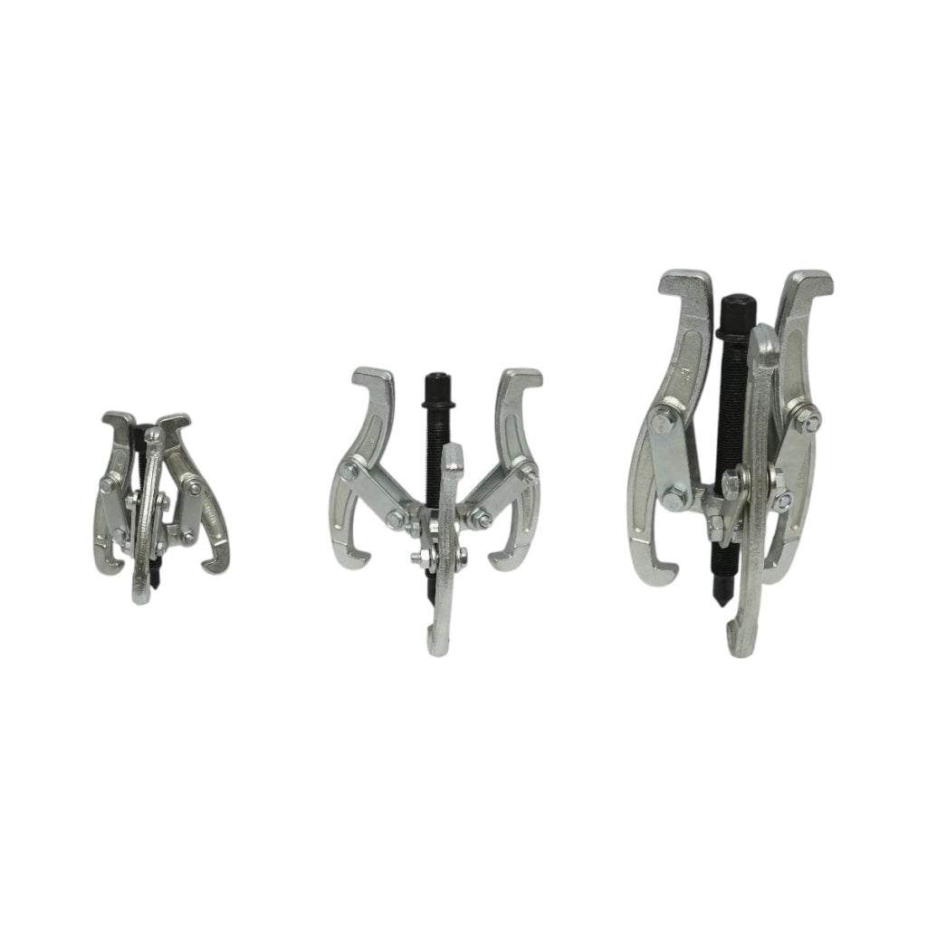 Set di 3 estrattori per cuscinetti a 3 bracci da 75 mm, 100 mm, 150 mm