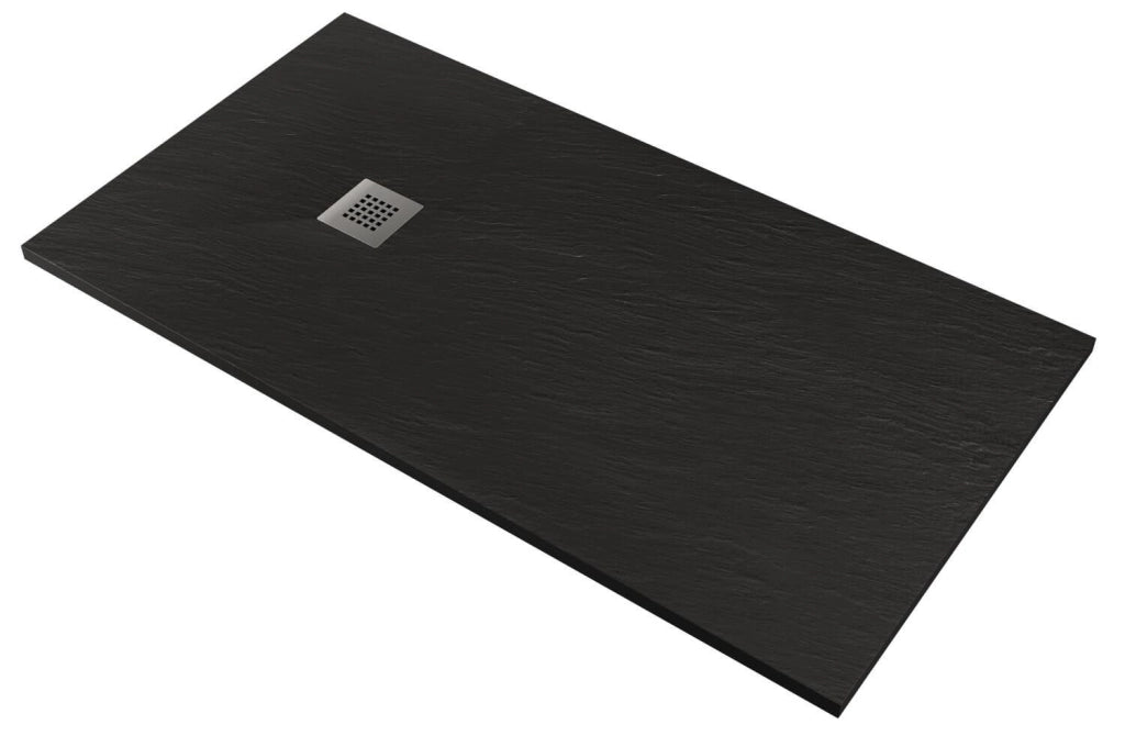 Piatto Doccia in Pietra 90x200 cm Pedrinelli Ardesia Stone Side Antracite