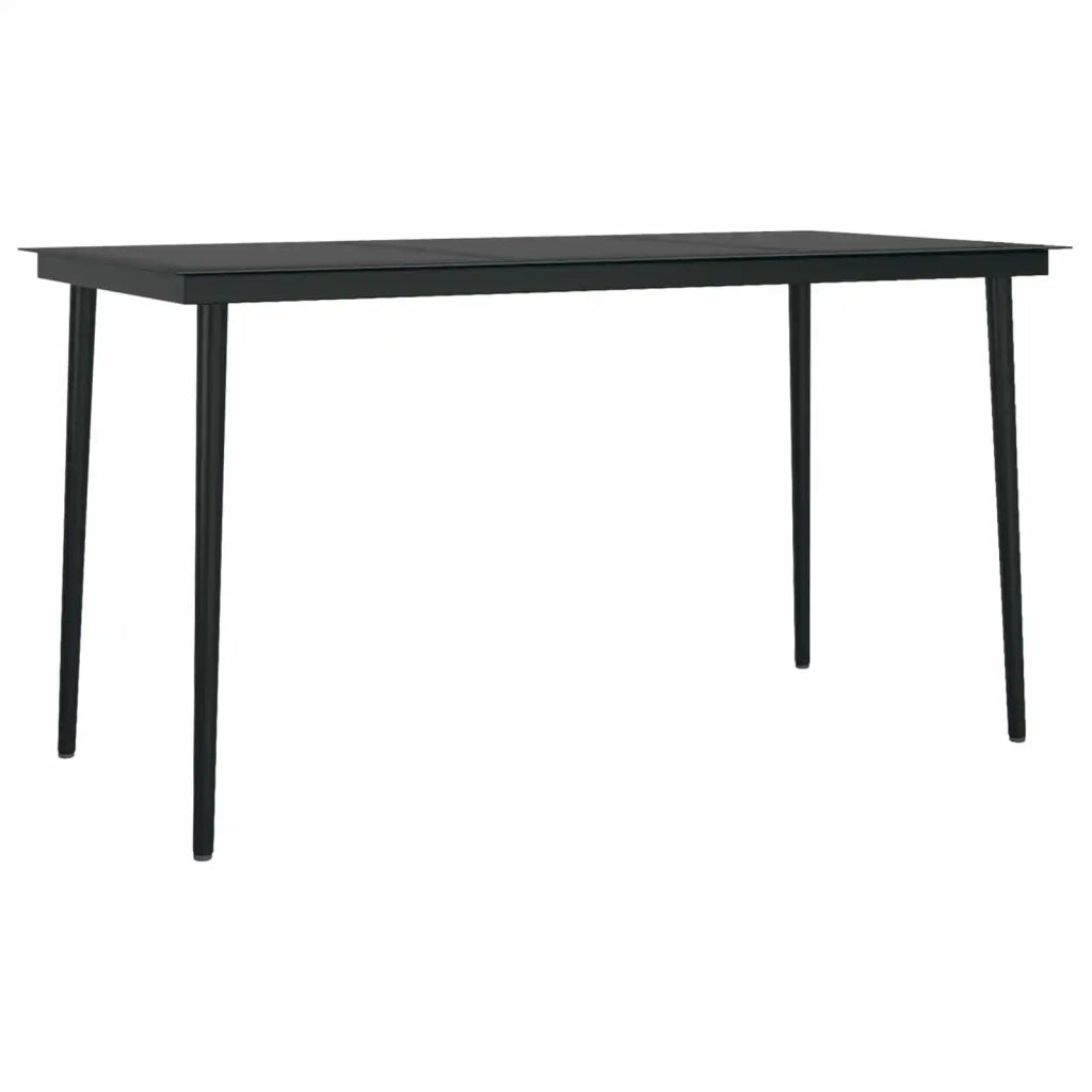 Set da Pranzo per Giardino 5 pcs Grigio chiaro polyrattan