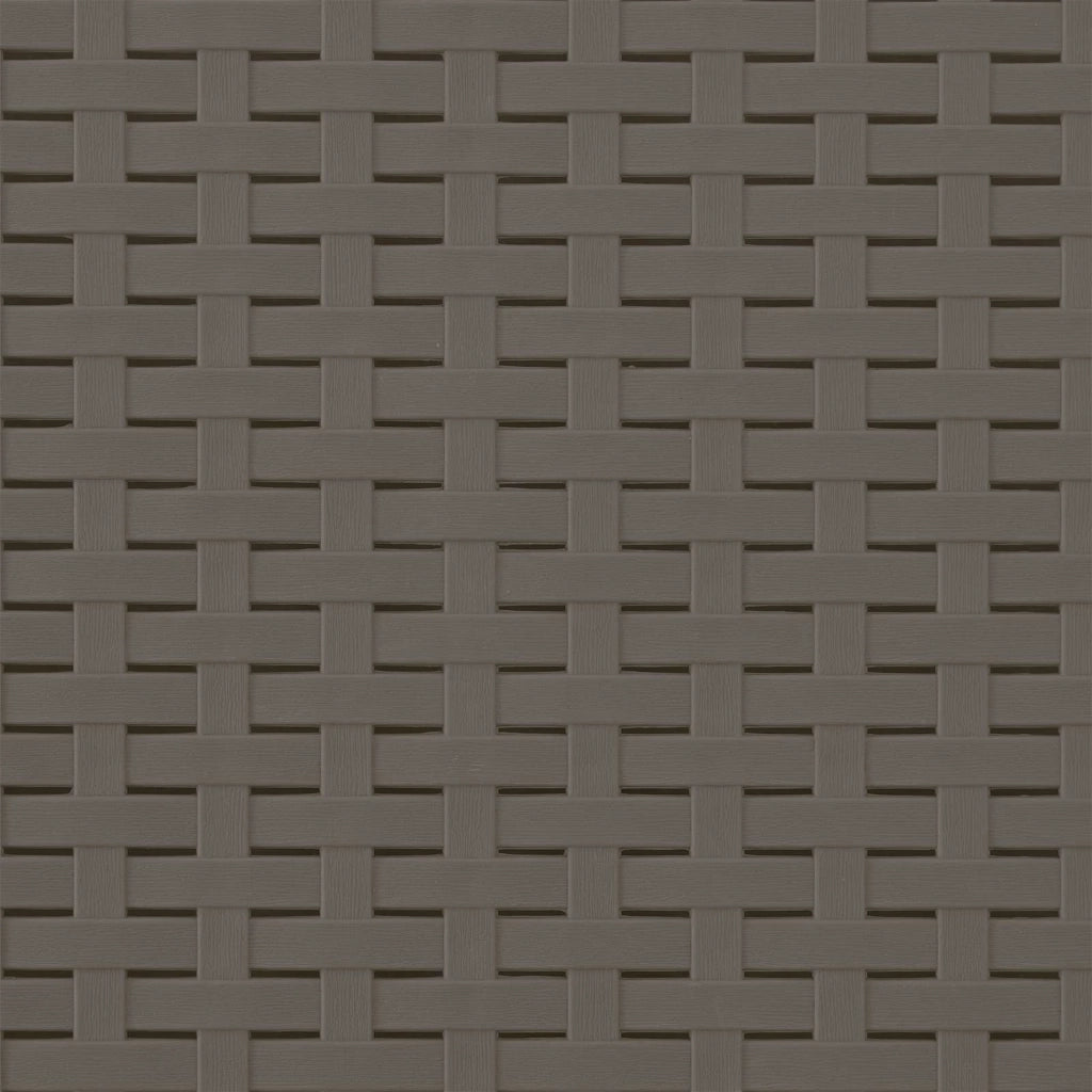 Divano da Giardino 5 Posti con Cuscini Stile Rattan PP 3444046