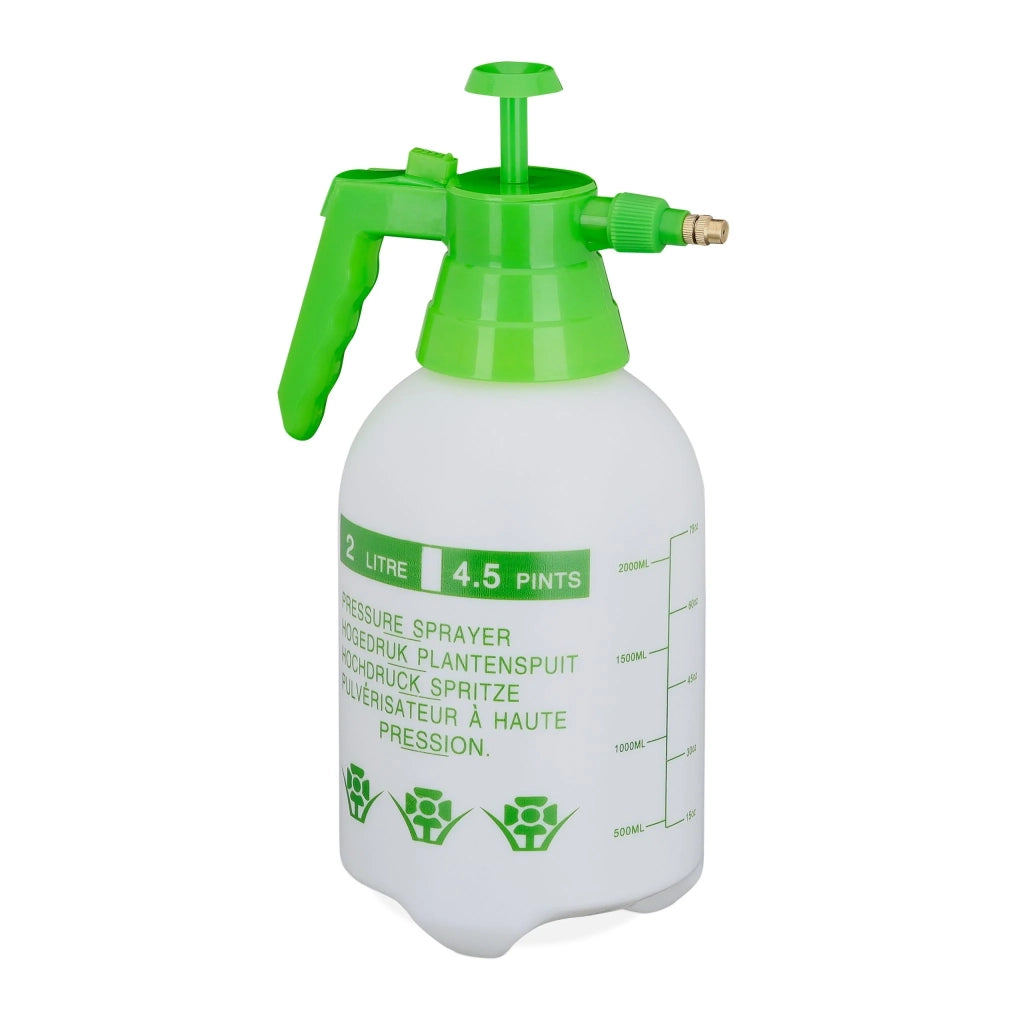 Spruzzatore manuale da giardino 30 x 17 x 13 cm ugello regolabile in plastica verde 13_0011813
