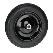 Ruota per carriola antiforatura 3.00-8 comfort di guida ottimale manovrabilità rinforzata in gomma nera 13_0012280