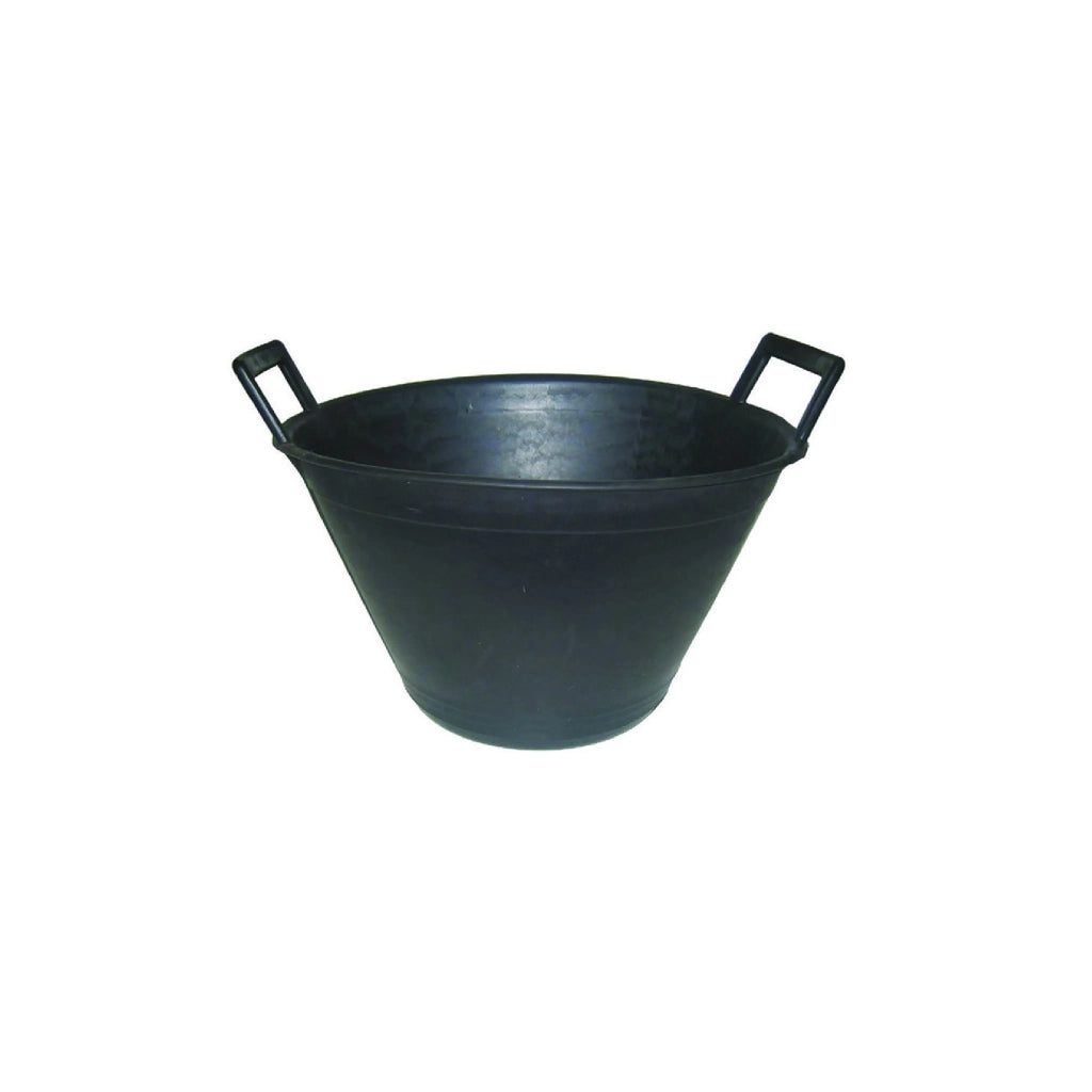 Secchio per muratore con due manici in PE LD nero - ø cm.36 - lt.10