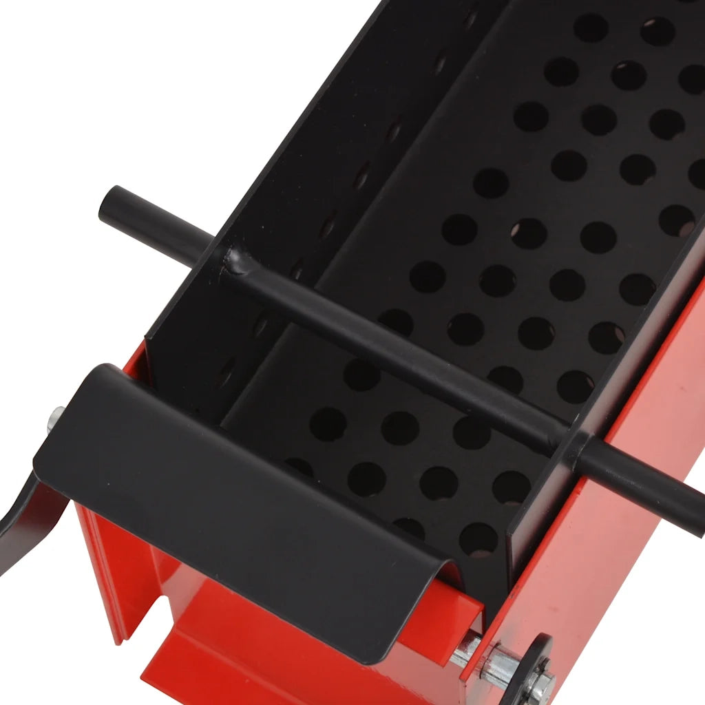 Compattatore di Carta in Acciaio 34x14x14 cm Nero e Rosso CFW8571240