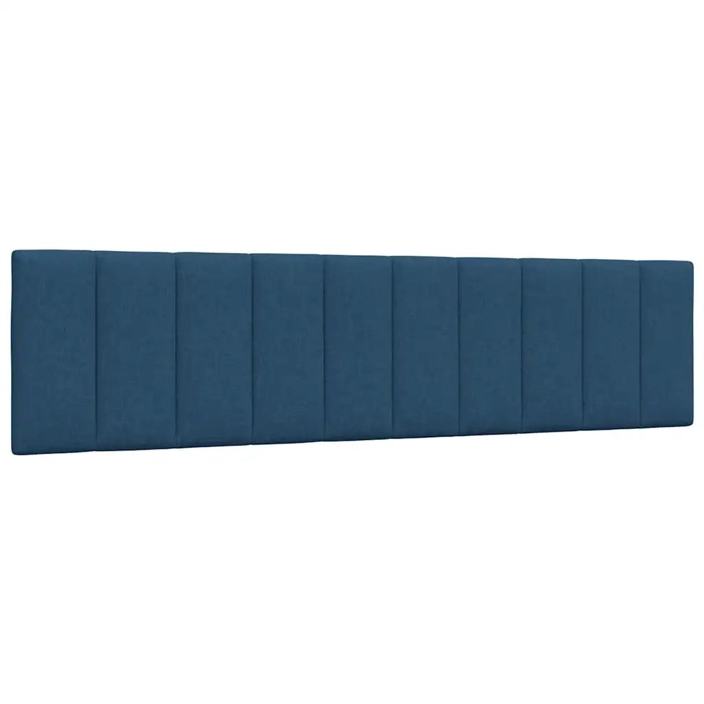 Coussin de tête de lit Hanko bleu 200 cm tissu