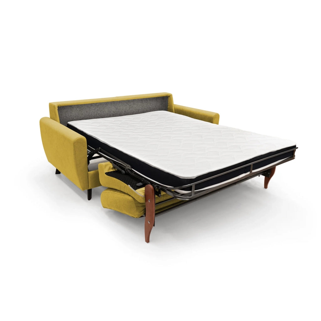 Callisto Divano letto matrimoniale 208 cm giallo