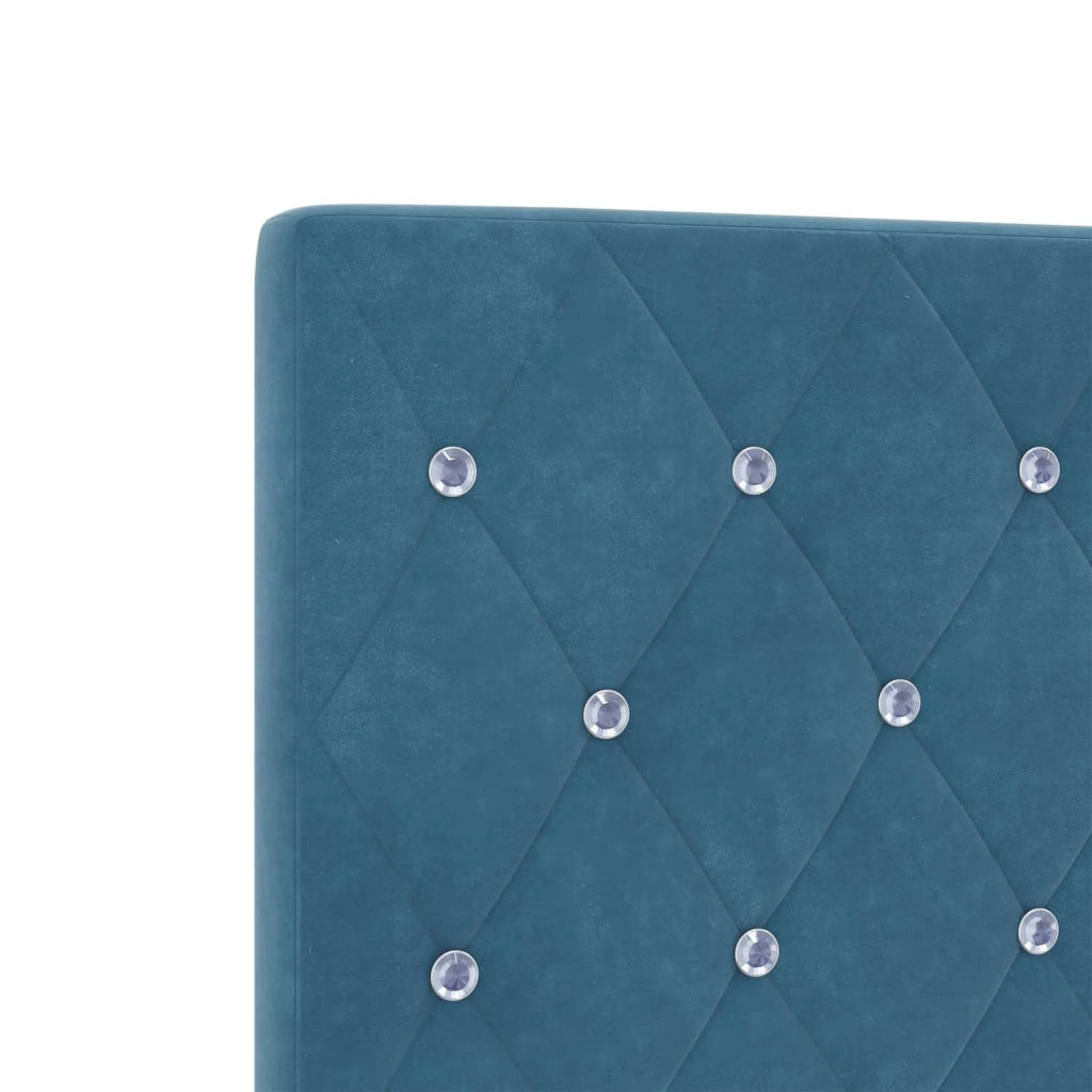 Letto con Contenitore Blu Scuro 180 x 200 cm Velluto 3458767