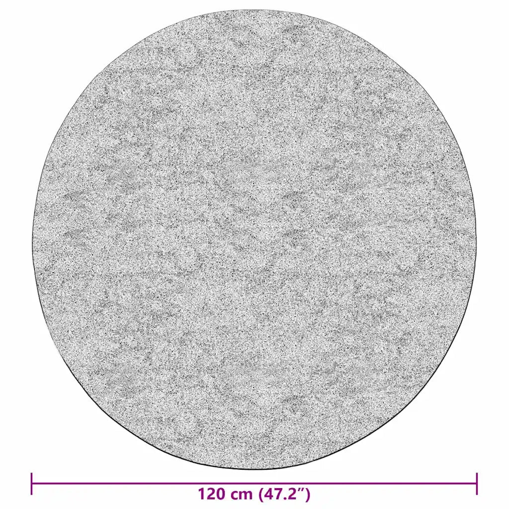 Tappeto Lavabile φ120 cm Beige Chiaro 337951
