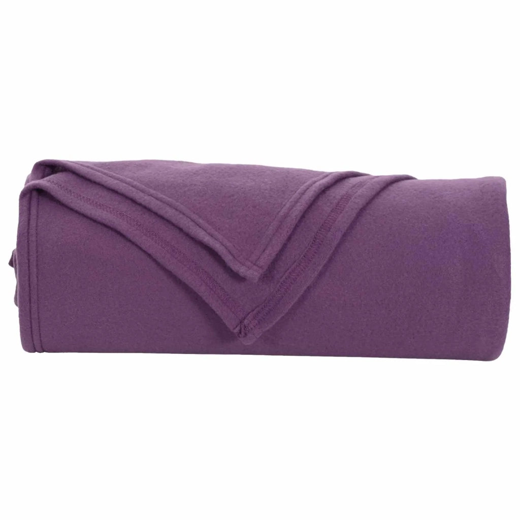 Coperte da Pile 24 pcs Viola 170 x 130 cm Panno 42017117