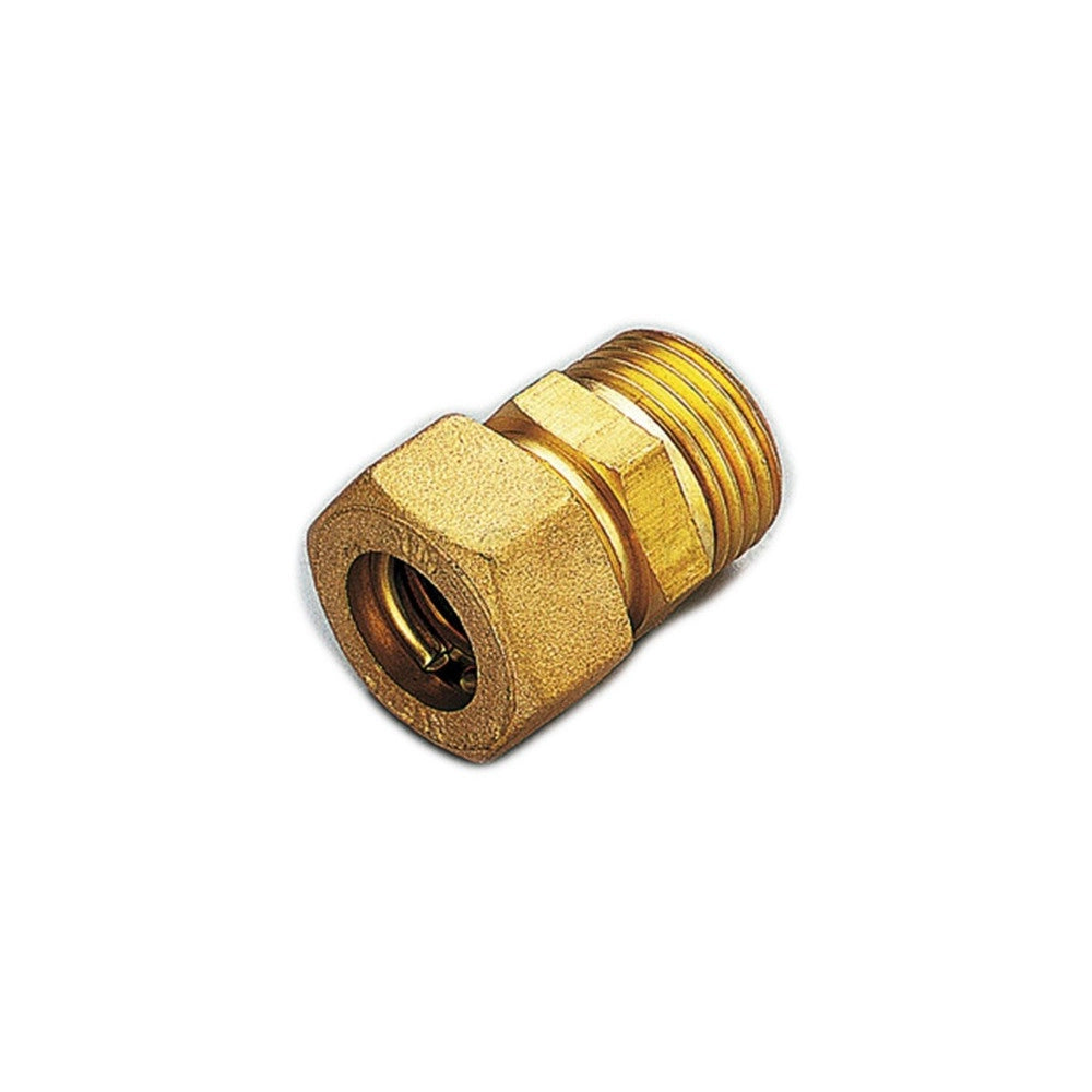 Raccordo 1/2''x14mm maschio a compressione con tenuta o-ring
