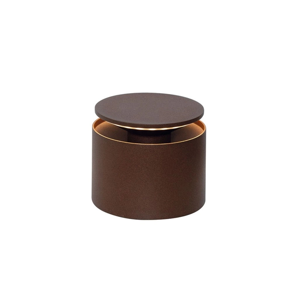 Lampada a led da tavolo Push Up Corten portatile e ricaricabile