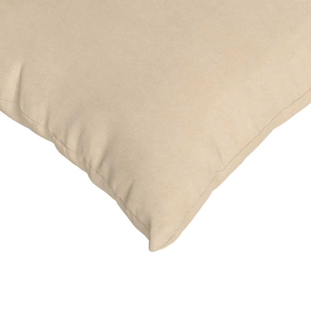 Cuscini da Divano 2 pcs Crema 45 x 45 cm Tessuto 42013944