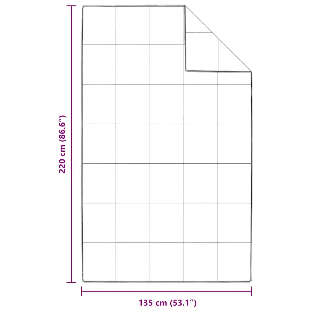 Duvet Estivo Bianco 135 x 220 cm Piuma 42007632