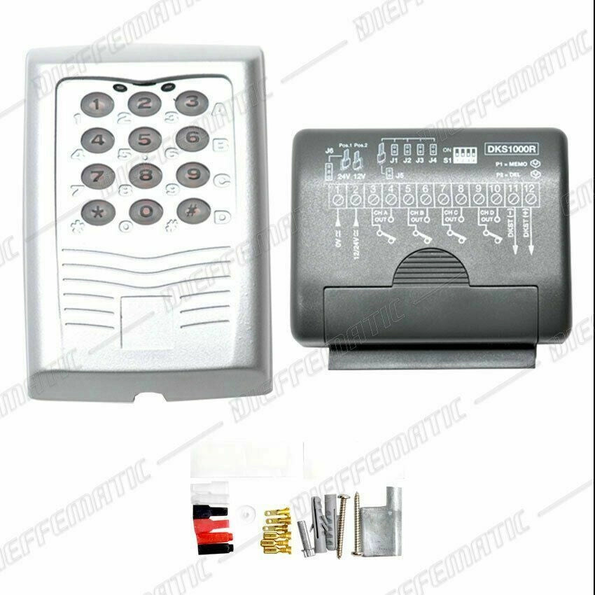KIT TASTIERA + INTERFACCIA PER COMANDI DKS1000 COMPATIBILE CON NICE