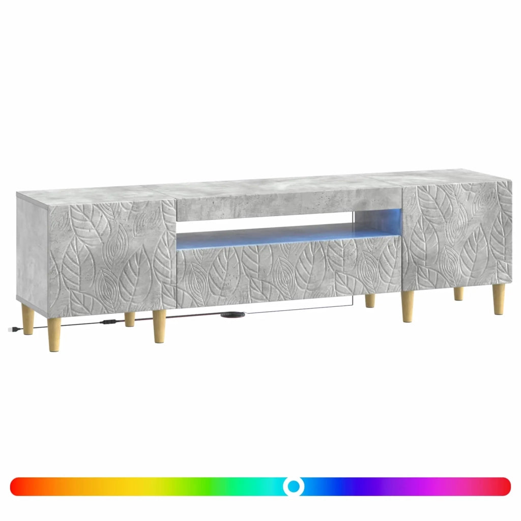 Mobile TV LED DELFT 153 x 35 x 43 cm Grigio Cemento 897128