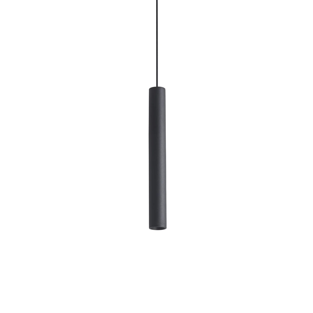 Lampada a Sospensione Look 11.5W Luce Naturale Nero Ideal Lux