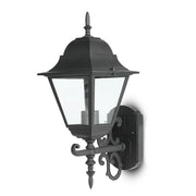 Lampada da parete grande Matt Black Up