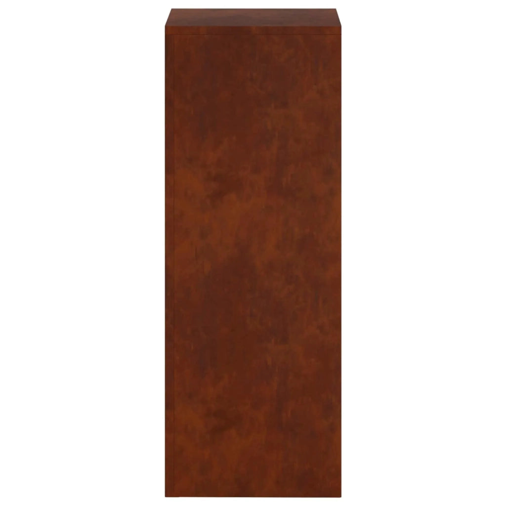 Supporto per piante 2 pcs Ruggine 30 x 30 x 80 cm 8012501
