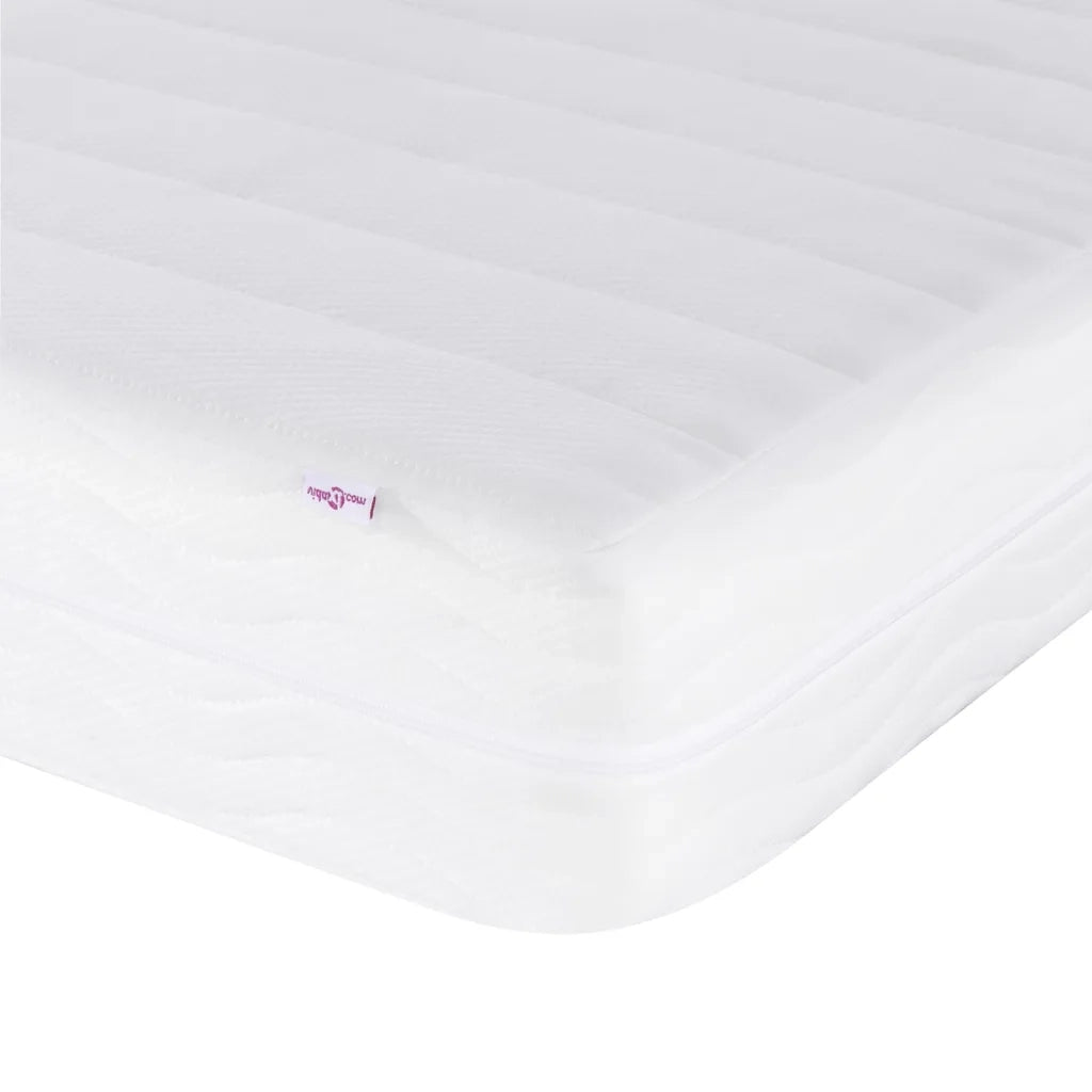 Letto con Materasso Hvar Crema 90x190 cm in Tessuto 3208504
