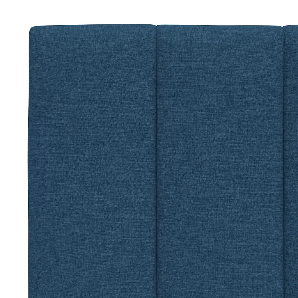 Coussin de tête de lit Hanko bleu 180 cm tissu