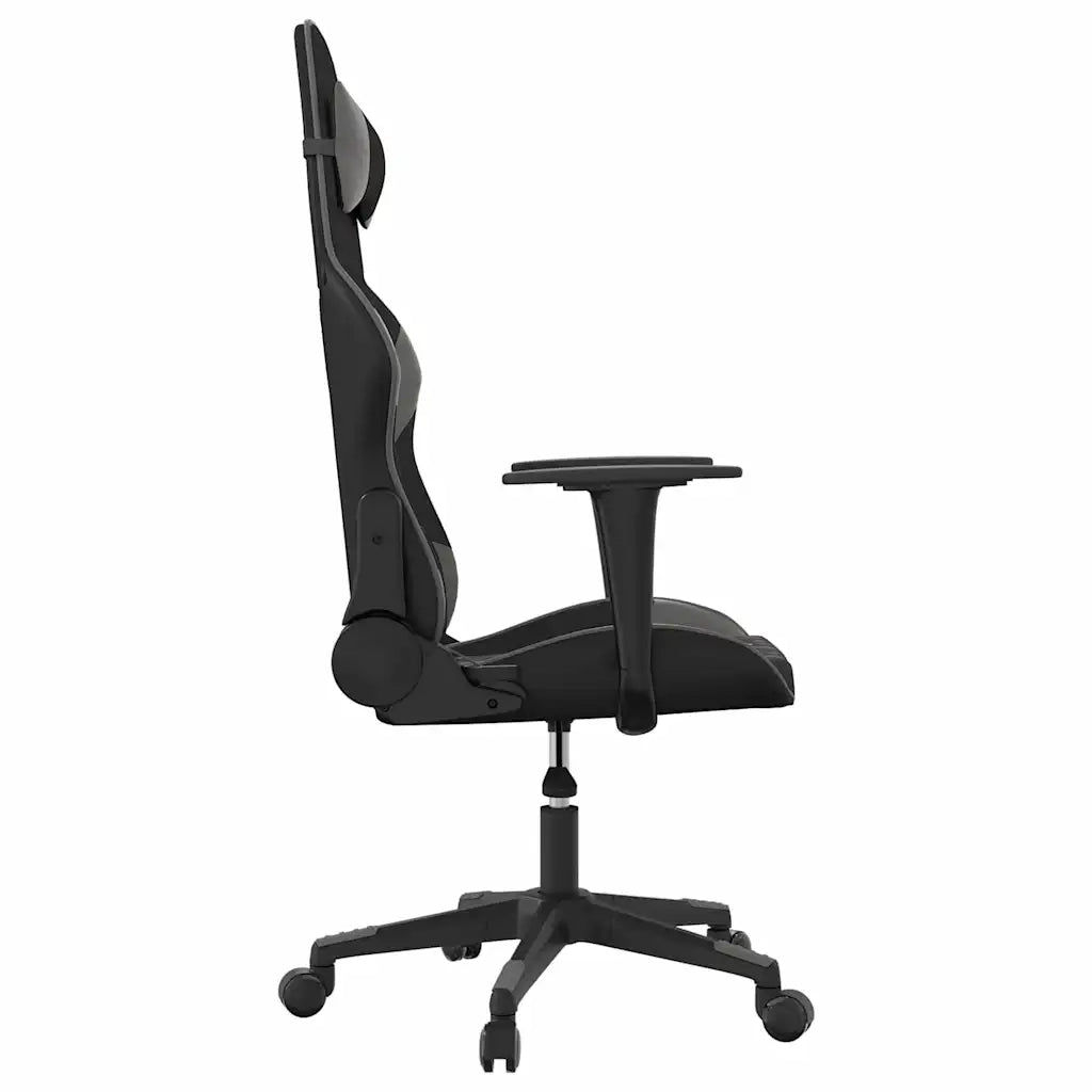 Sedia da Gaming Nera e Grigia in Similpelle 3143757