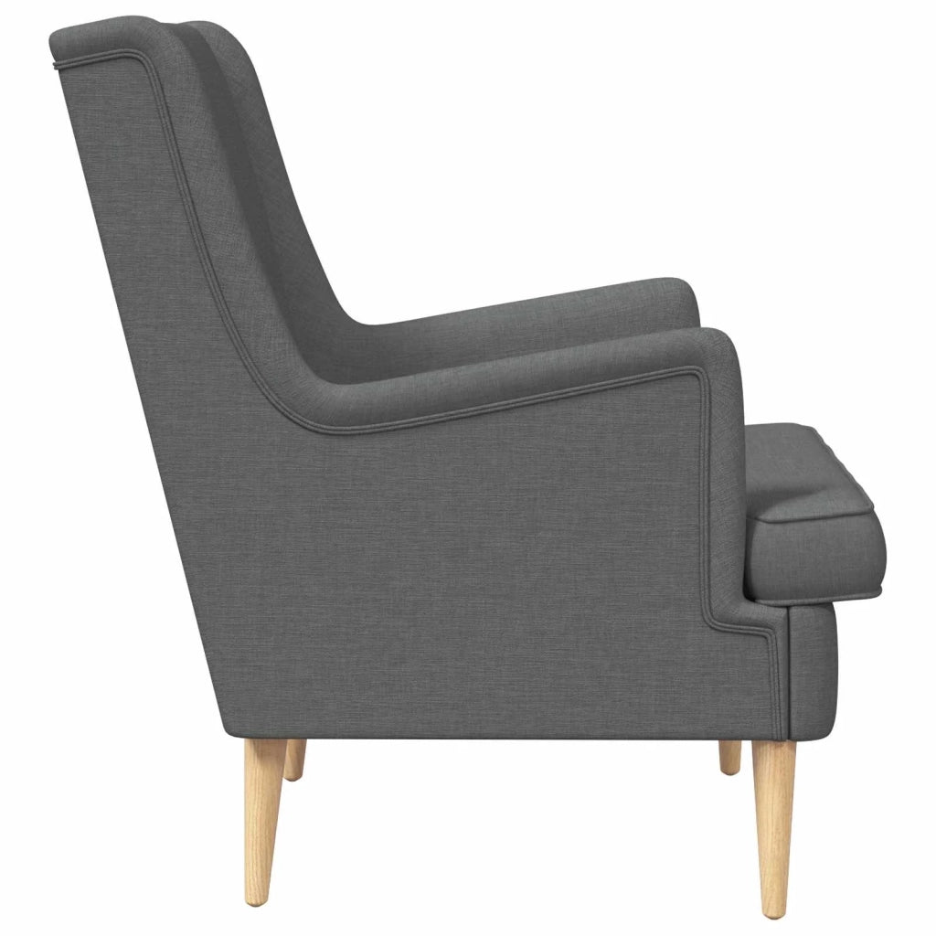 Poltrona Grigio Scuro Tessuto 42029949