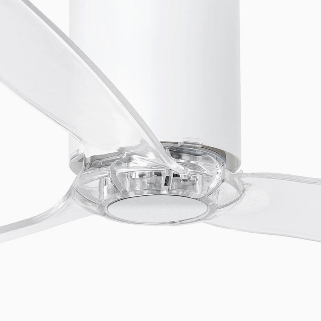 Faro 32034 - TUBE FAN Ventilatore da soffitto bianco opaco/trasparente con motore DC