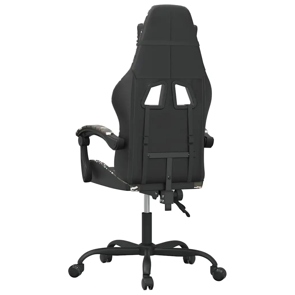 Sedia da Gaming Nero e Mimetico in Similpelle 3143877