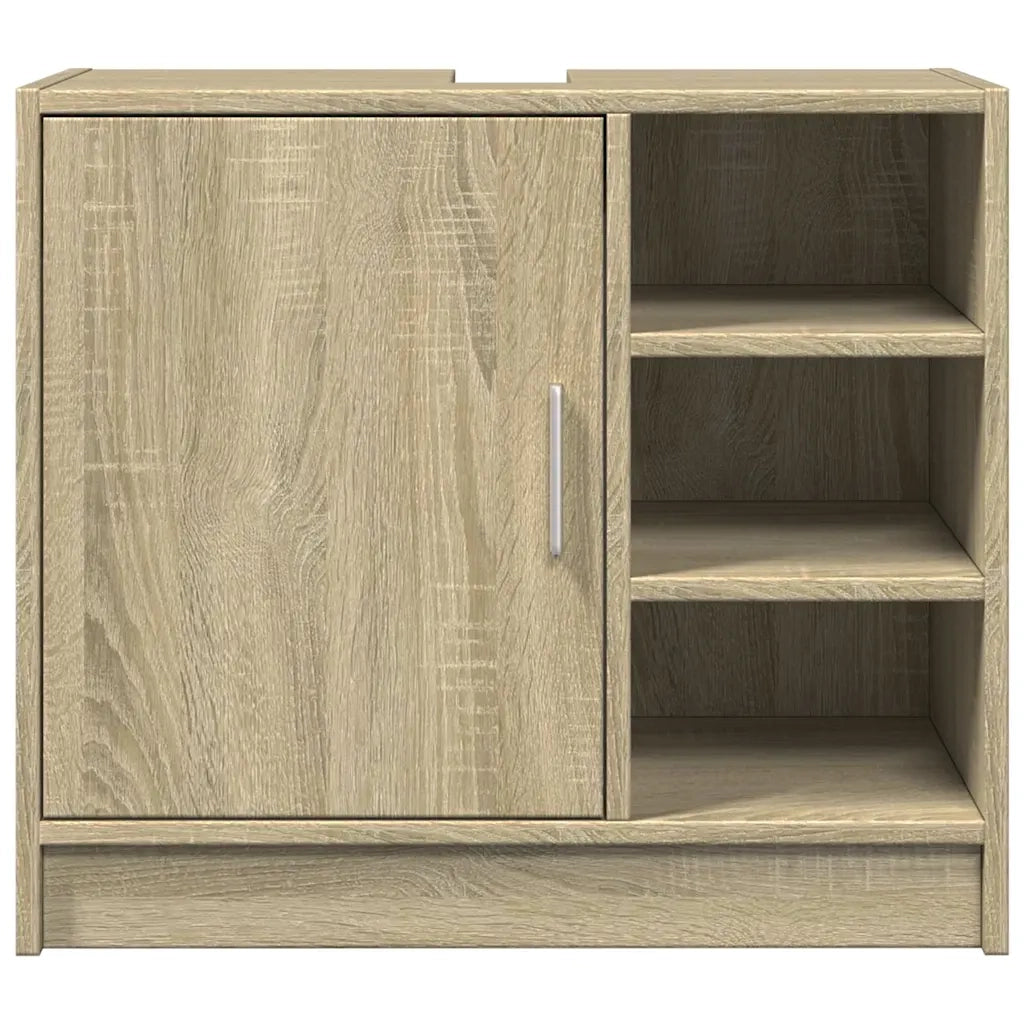 Armoire d'évier chêne sonoma 63x29x55 cm bois d'ingénierie
