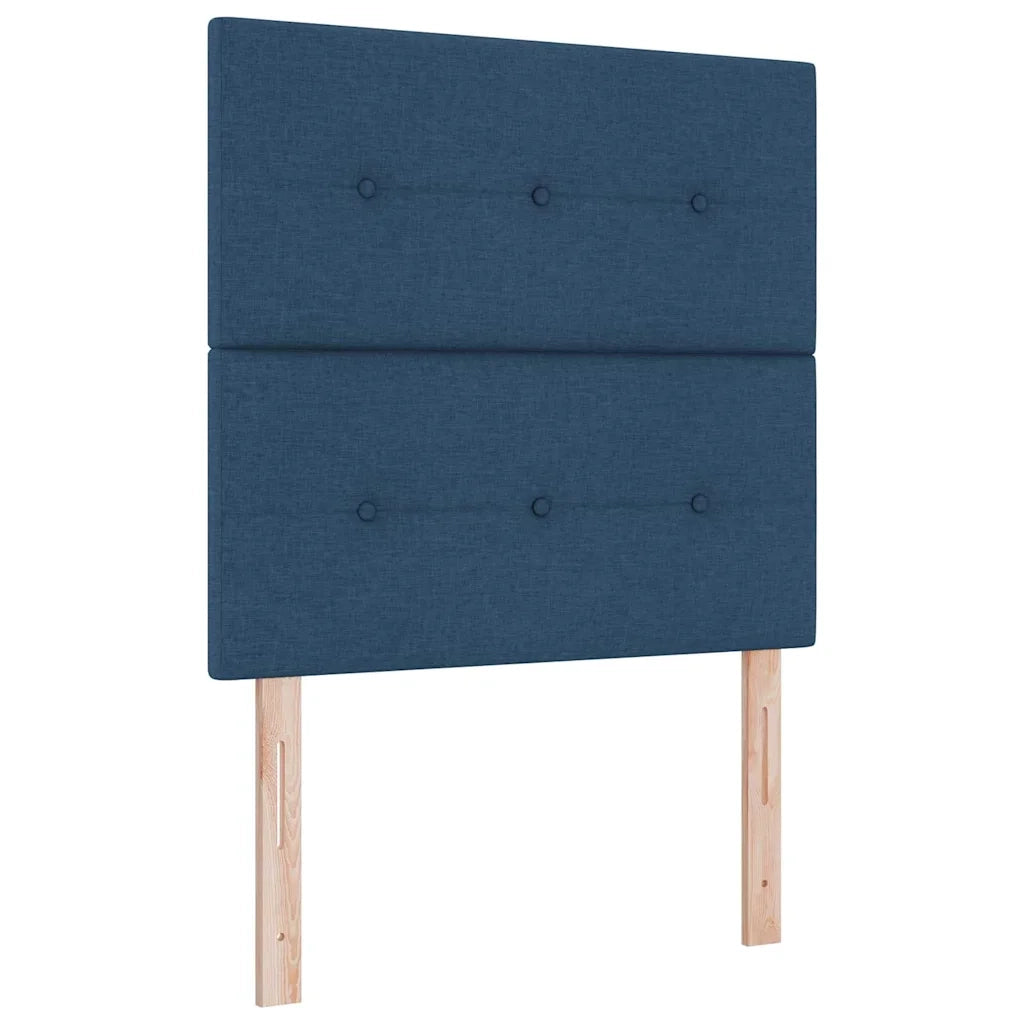 Testiera regolabile in altezza con testiera Blu 90 cm Tessuto 3337801