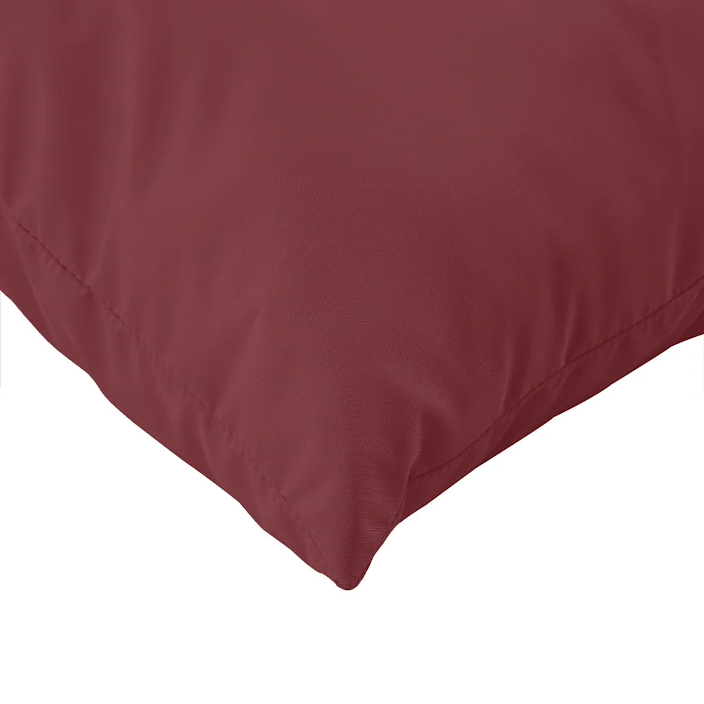 Cuscini per Pallet 3 pz | Cuscini per sedie Rosso Vino M¨¦lange in Tessuto