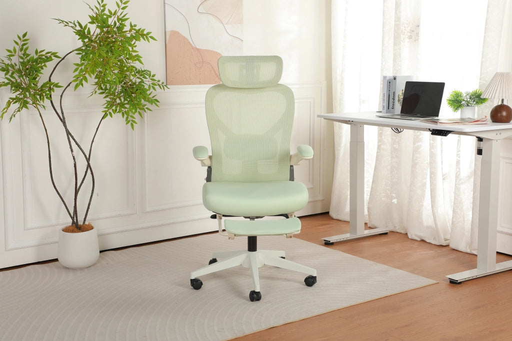 Sedia da ufficio ergonomica reclinabile ¨C Minimal ¨C verde