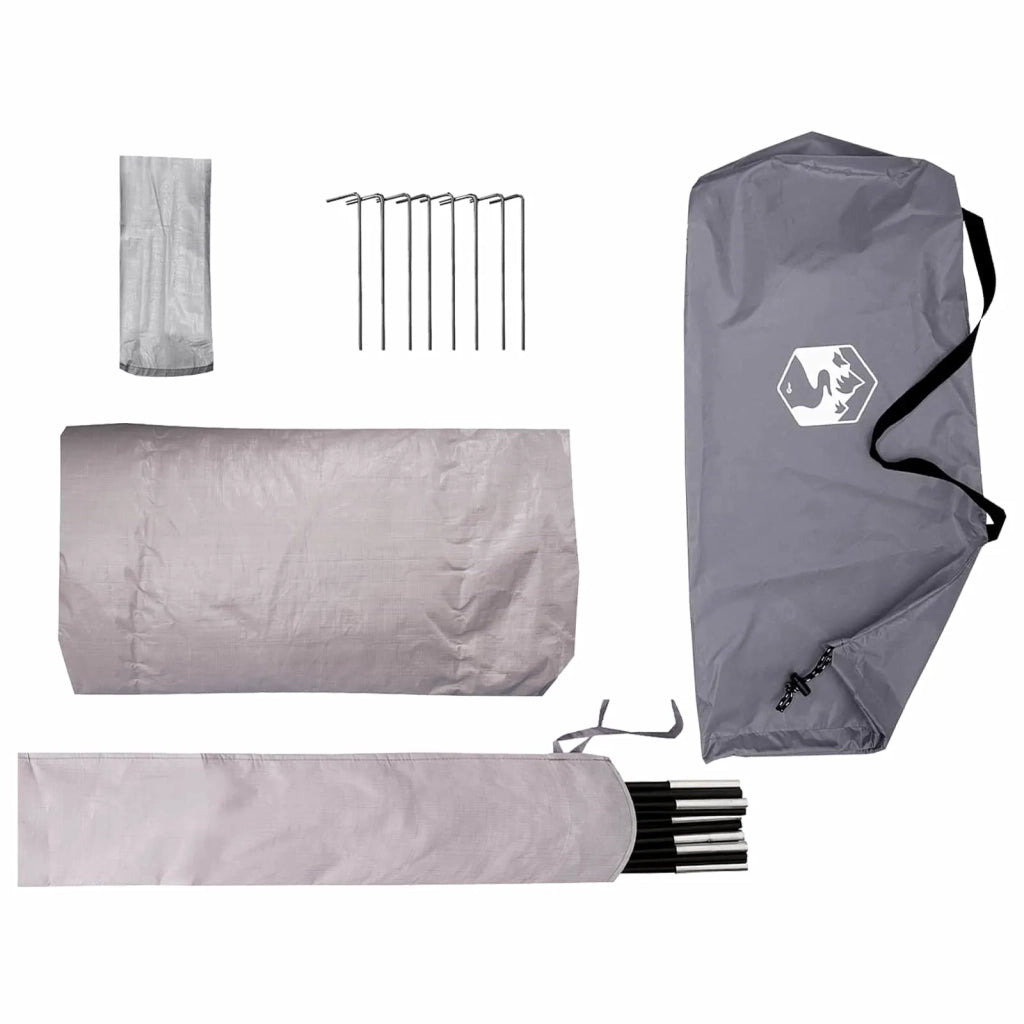 Tenda a tunnel 2 persona Grigio e arancione 42018570