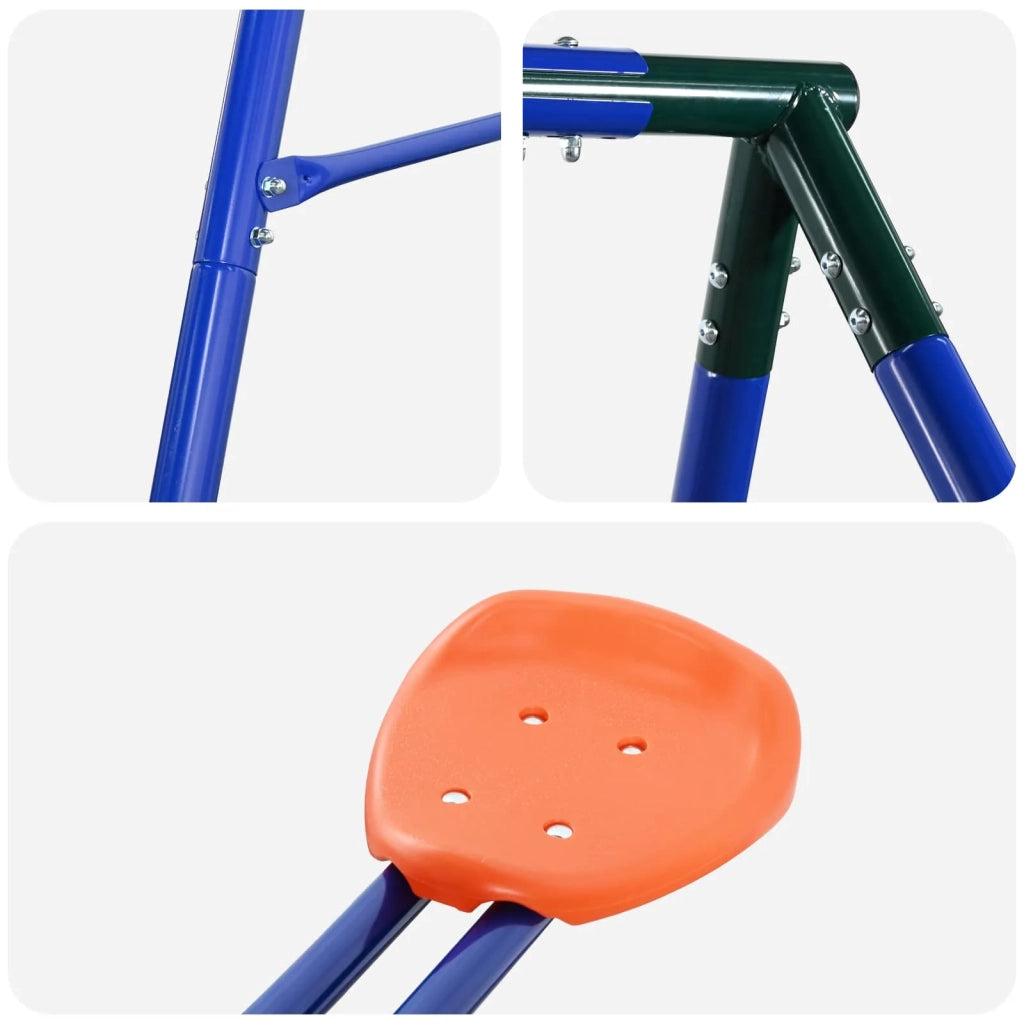 Set di Altalene per Esterni Multicolore Acciaio e PE 3429841